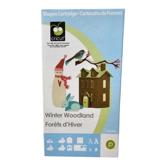 Cricut Provo Craft Shapes Cartridge Winter Wonderland Link Status Unknown - Picture 1 of 11